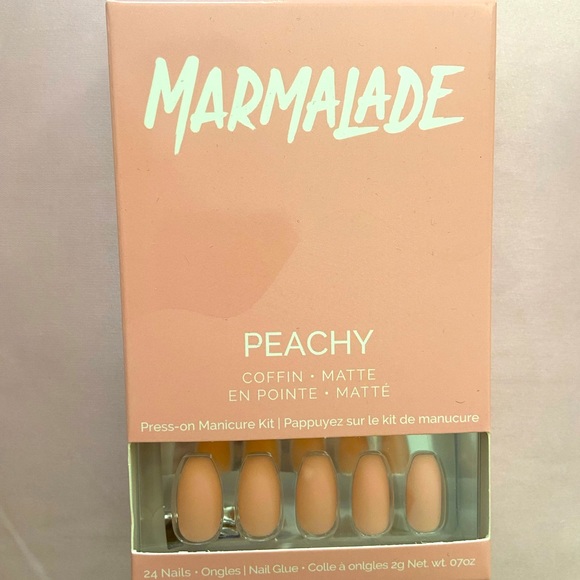 Marmalade Press-On Nails in Peachy - Picture 1 of 6